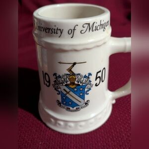 University of Michigan Crest Mug in White